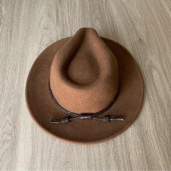 Eric Javits Wool Fedora Hat Brown Size One - Picture 4 of 15
